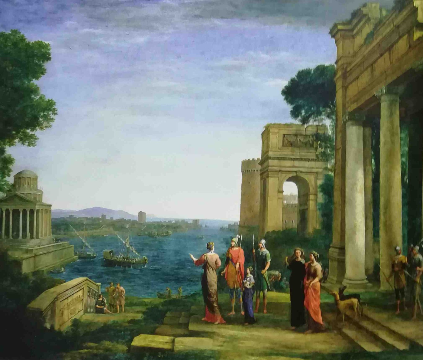 Enea e Didone - Claude Lorrain, 1675