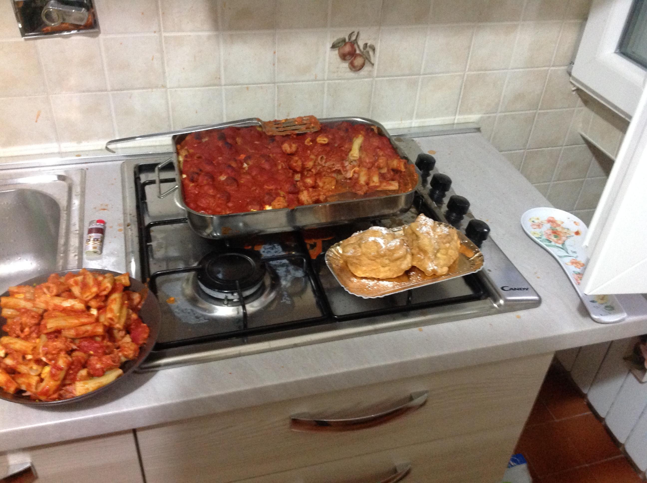preparativi e prove di pasta al forno #3