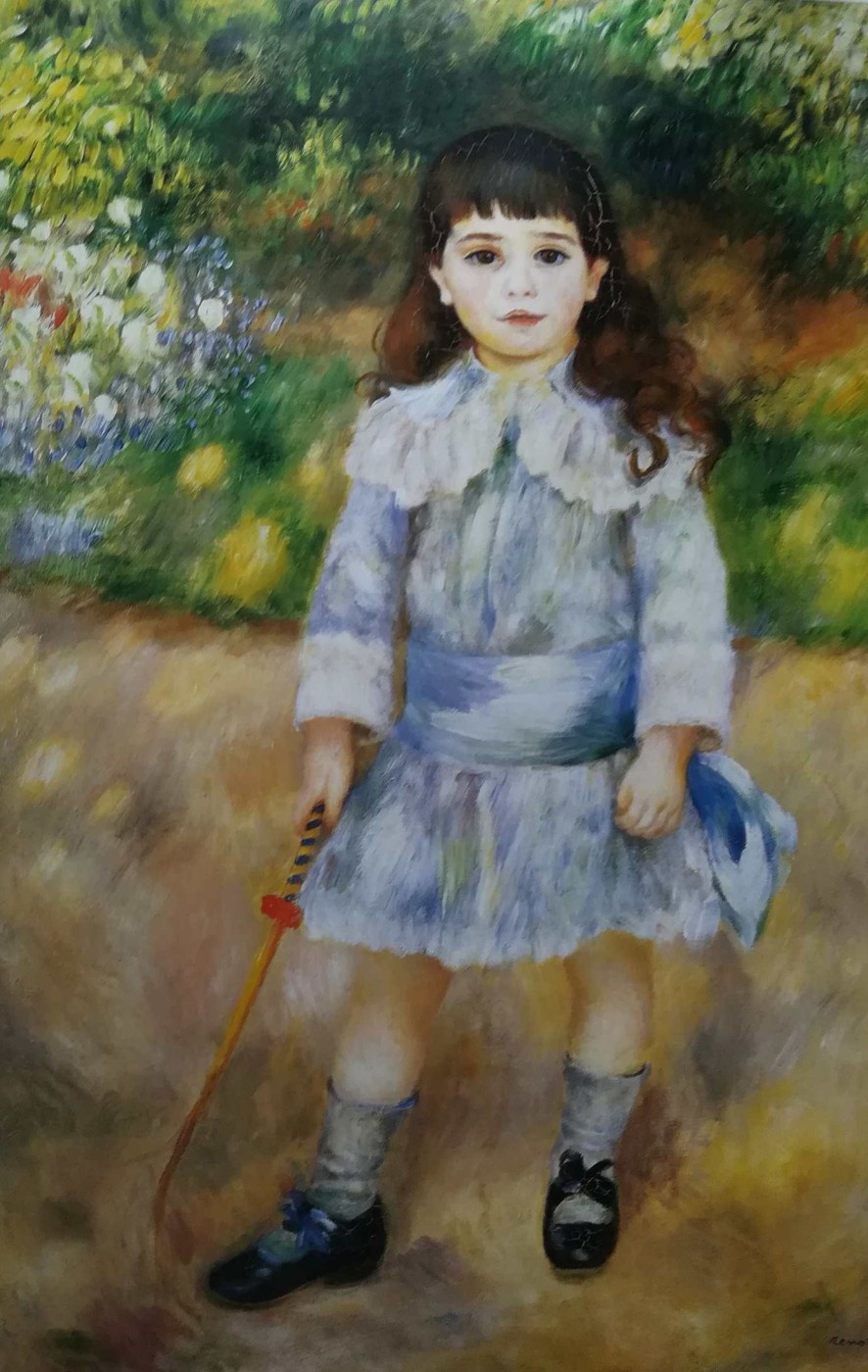Bambina con frustino - Renoir, 1885