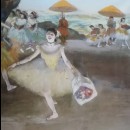 La ballerina col bouquet alla ribalta - Edgar Degas, 1877 circa