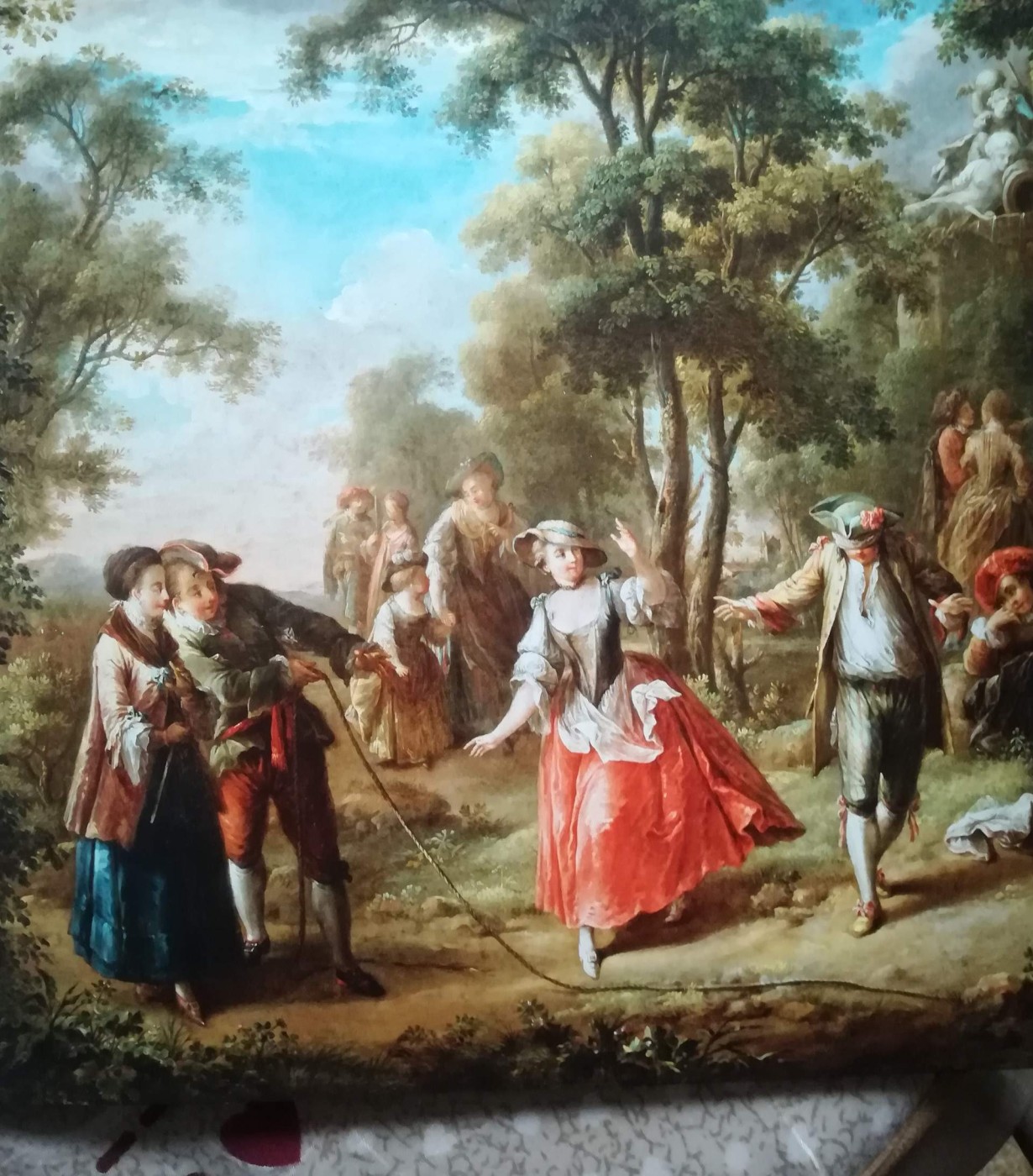 Christian Wilhelm Ernst dietrick, Il gioco della corda, 1750, collezione privata 