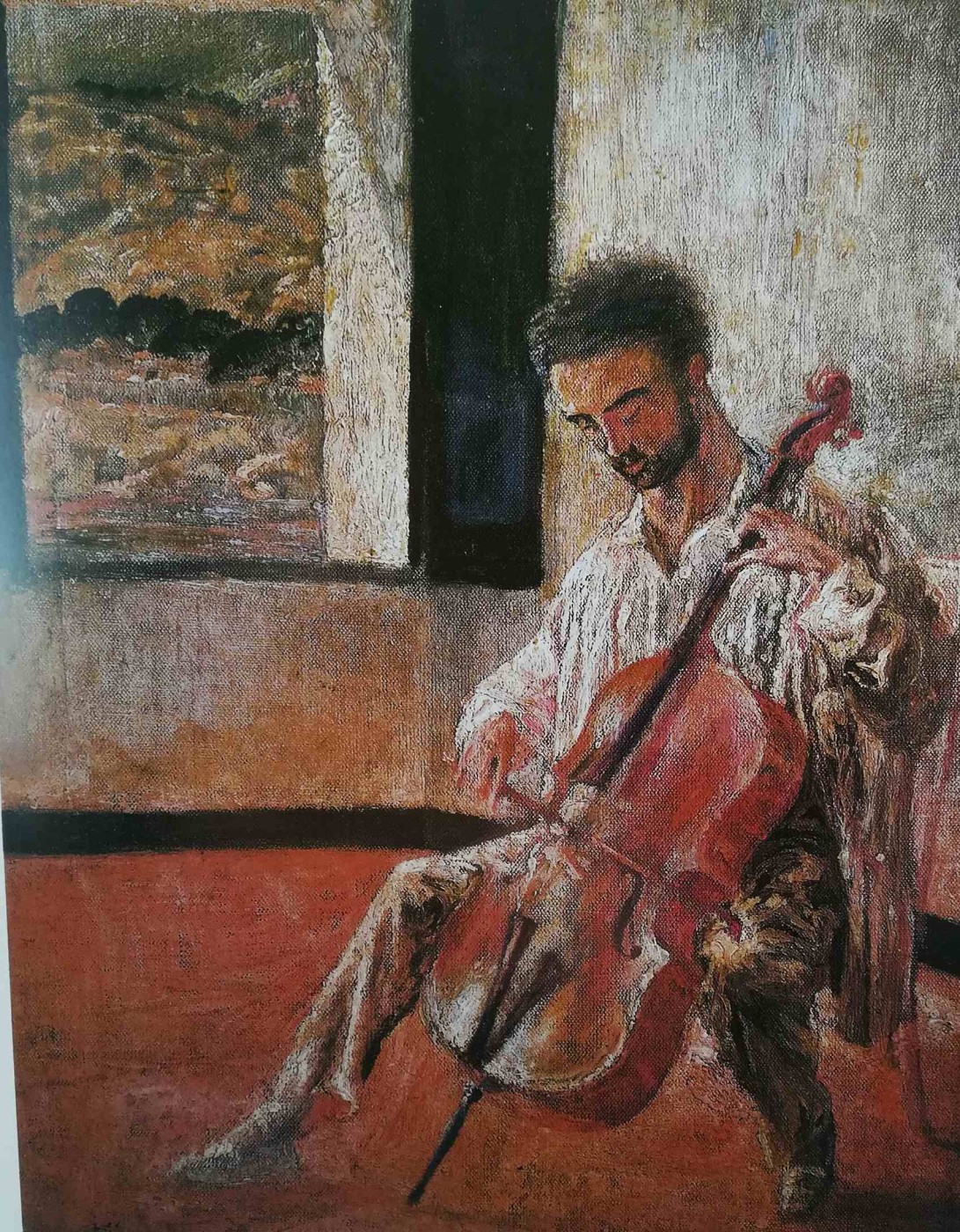 portrait du violoncelliste Ricardo Pichot, 1920