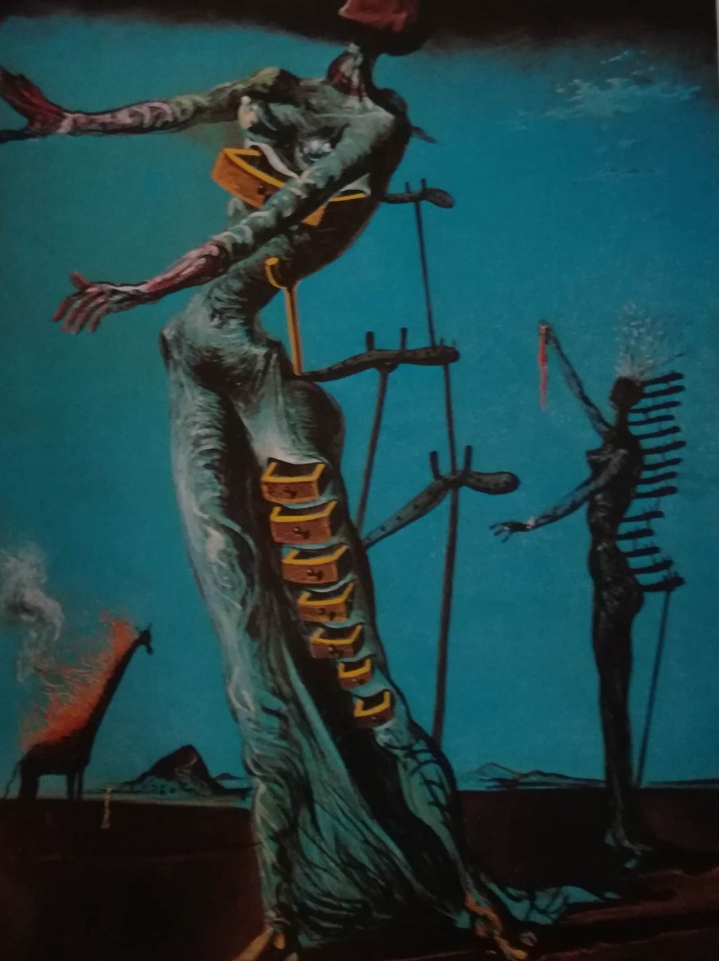 Girafe en feu - Salvador Dalì, 1936-37