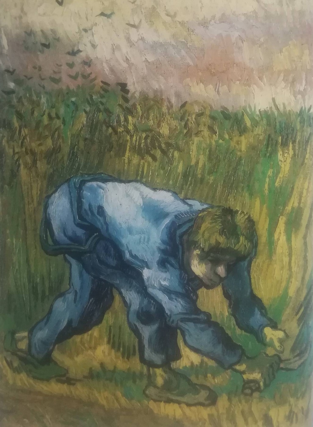 Contadino che falcia il frumento (da Millet) - Van Gogh. Settembre 1889, saint-Rémy
