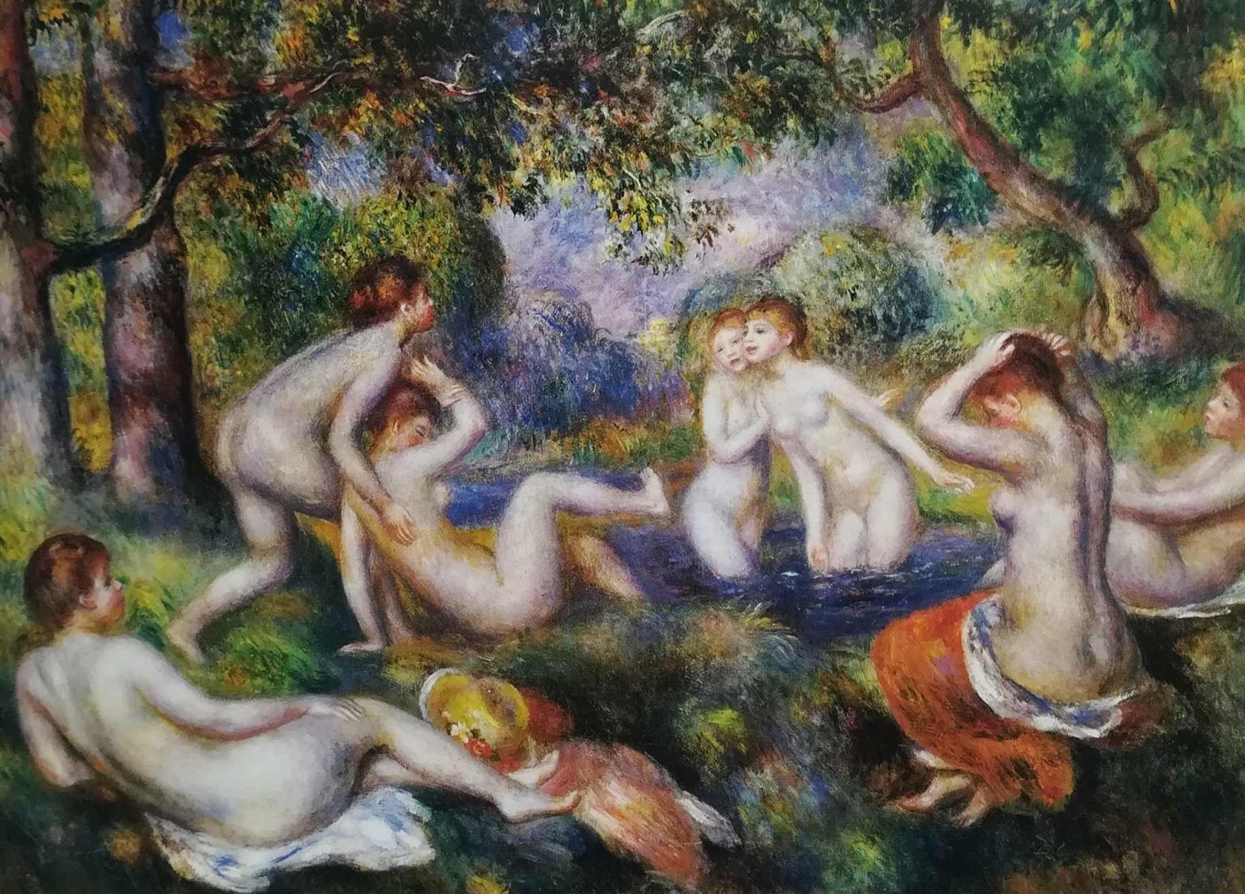 Bagnanti nella foresta - Renoir 1897 circa