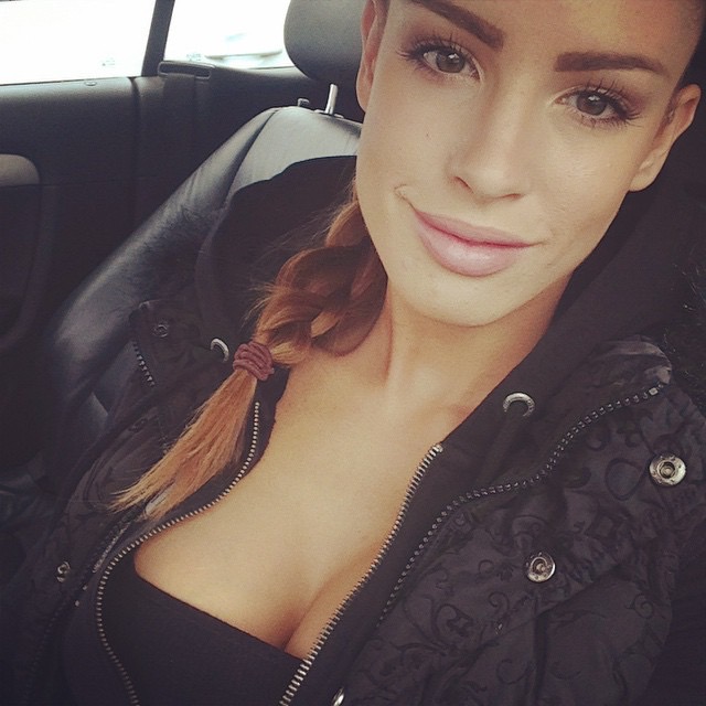 selfie dalla macchina - Lucia Javorcekova