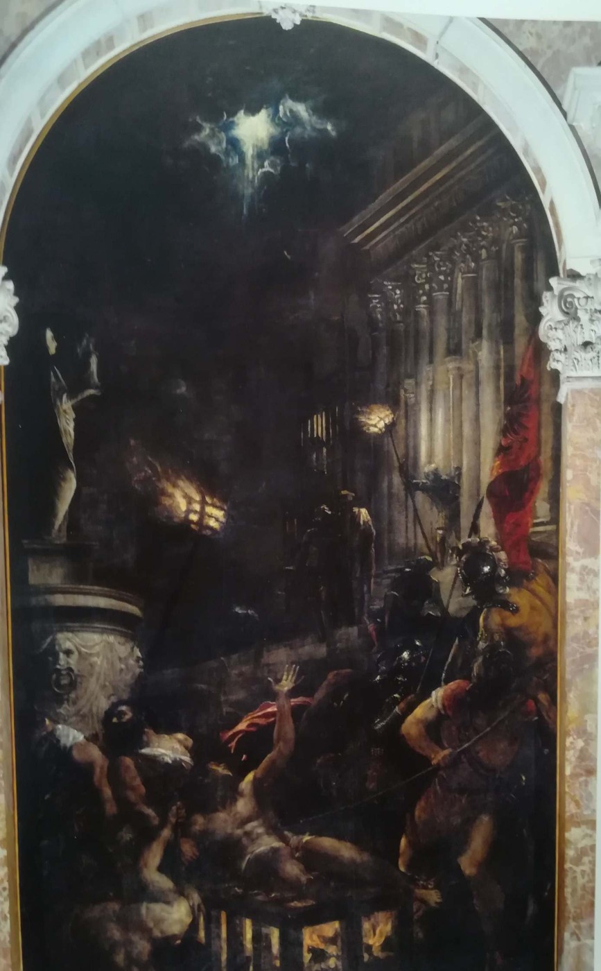 il martirio di san Lorenzo, tra le ombre che si addensano