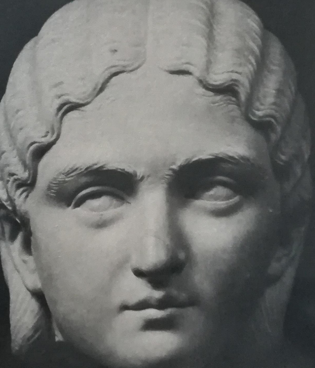 volto da un busto in marmo di Sallustia Orbiana