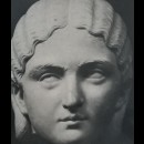 volto da un busto in marmo di Sallustia Orbiana