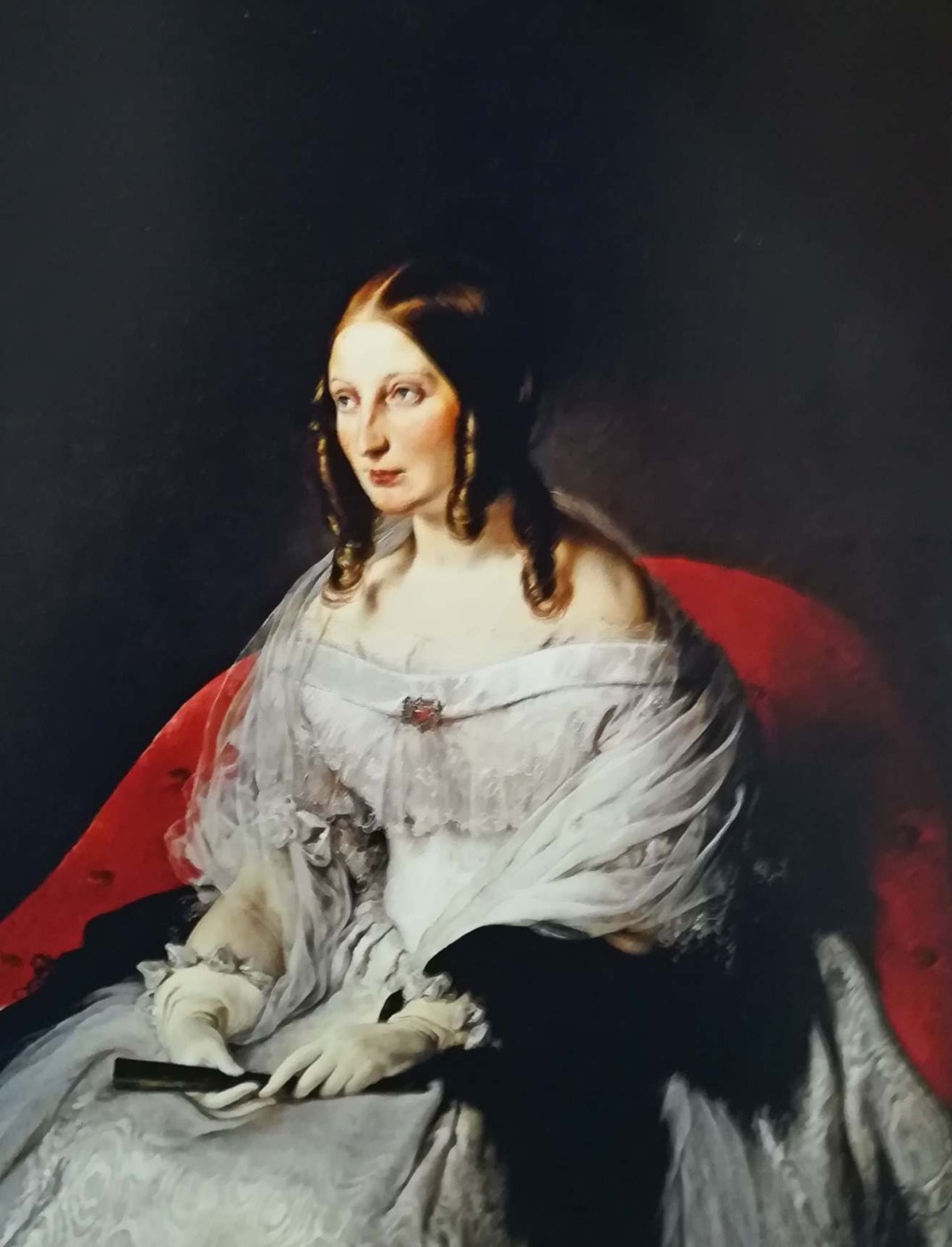 ritratto di Sara Louise Stranchan Ruffo di Motta e Bagnara - Francesco Hayez