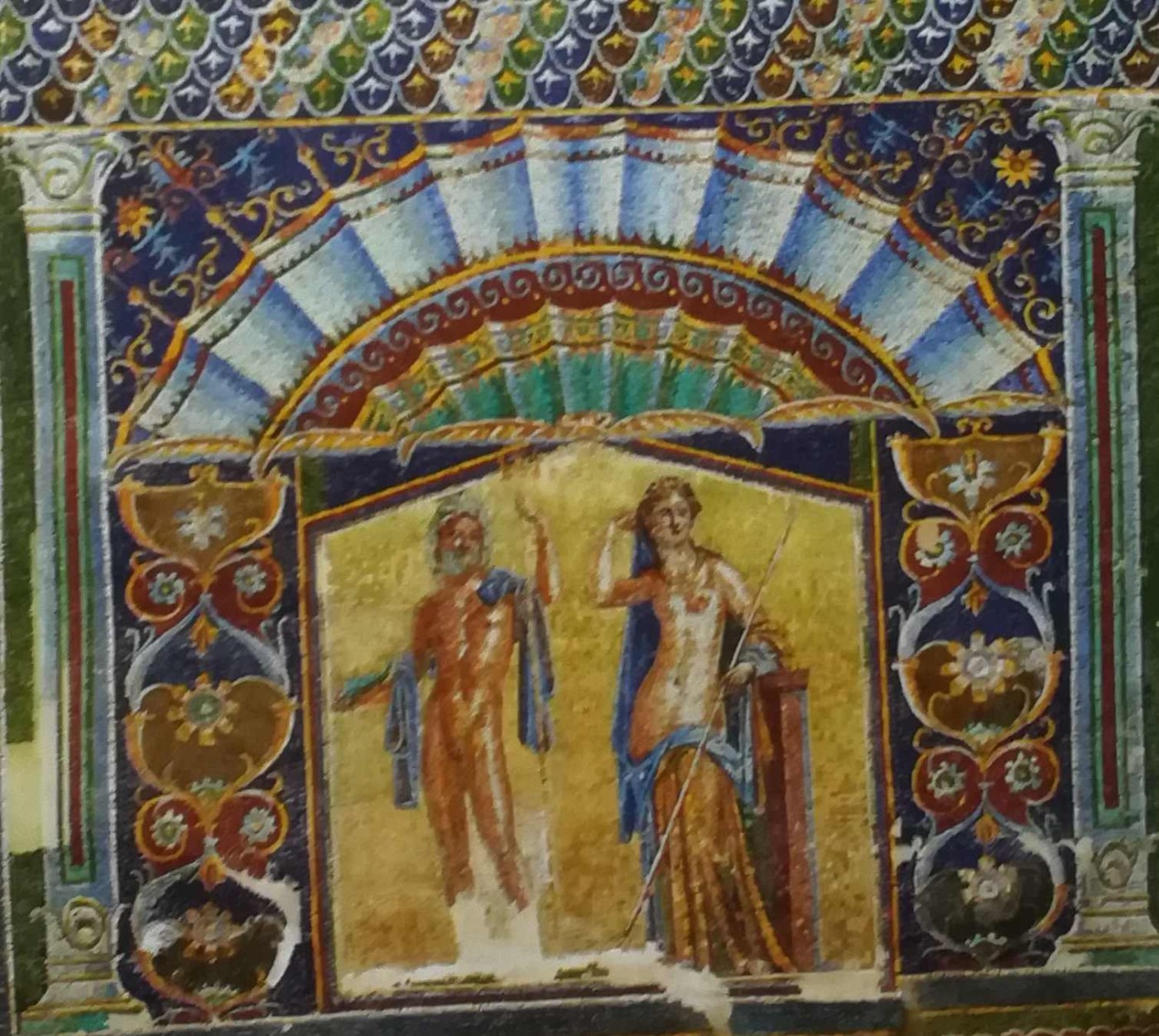 un mosaico di Nettuno, Ercolano