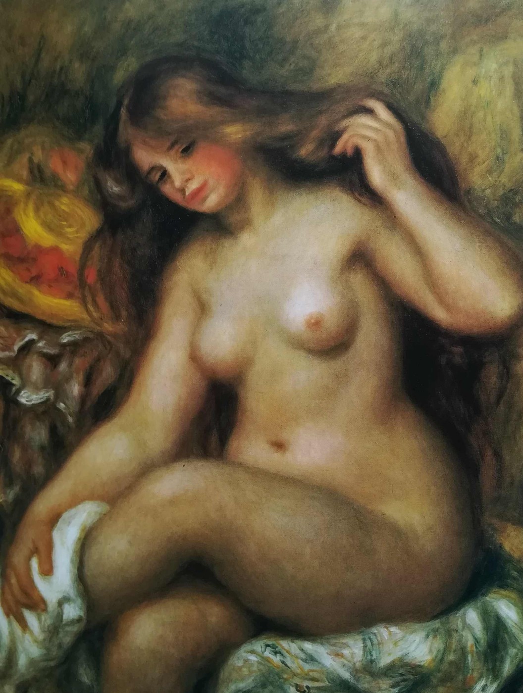 All’inizio del ciclo, Renoir aveva scelto di dipingere ragazze giovanissime dal fascino innocente