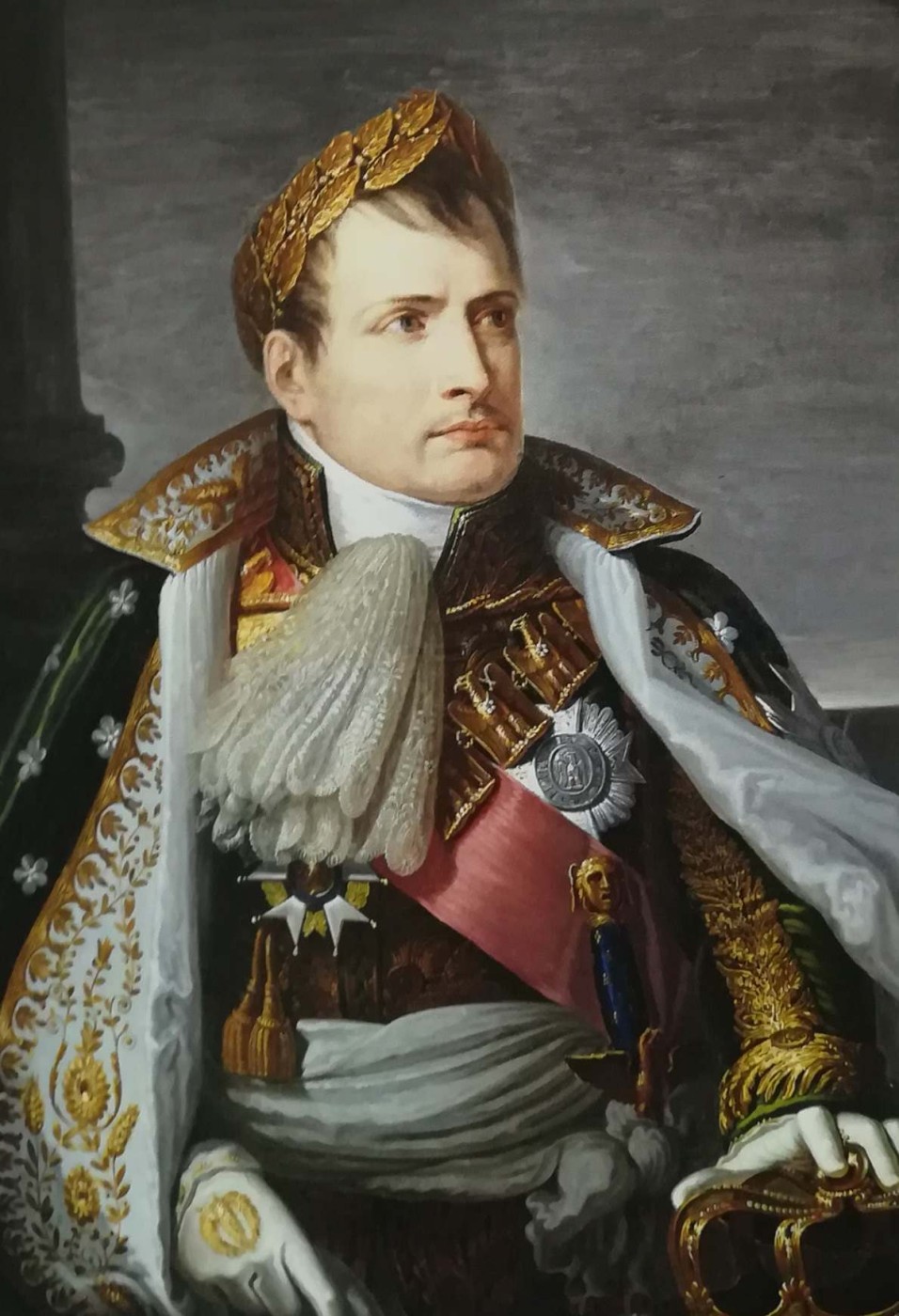 ritratto a tre quarti di Napoleone in petit habillement di re d’Italia - Andrea Appiani e aiuti