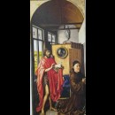 Robert Campin - san Giovanni Battista e il Francescano Heinrich von Werl