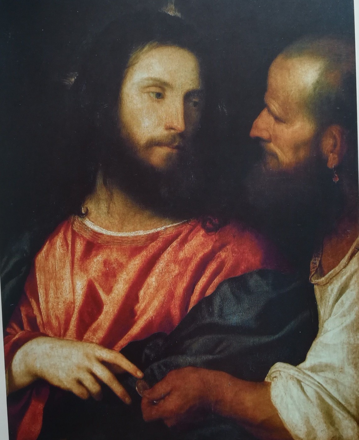 la moneta del tributo o Cristo della moneta