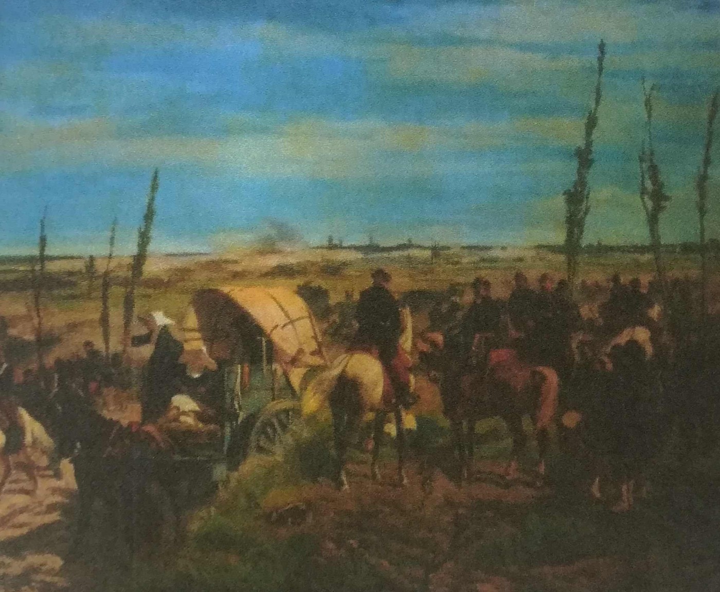 Il campo italiano dopo la battaglia di Magenta - Giovanni Fattori, 1862