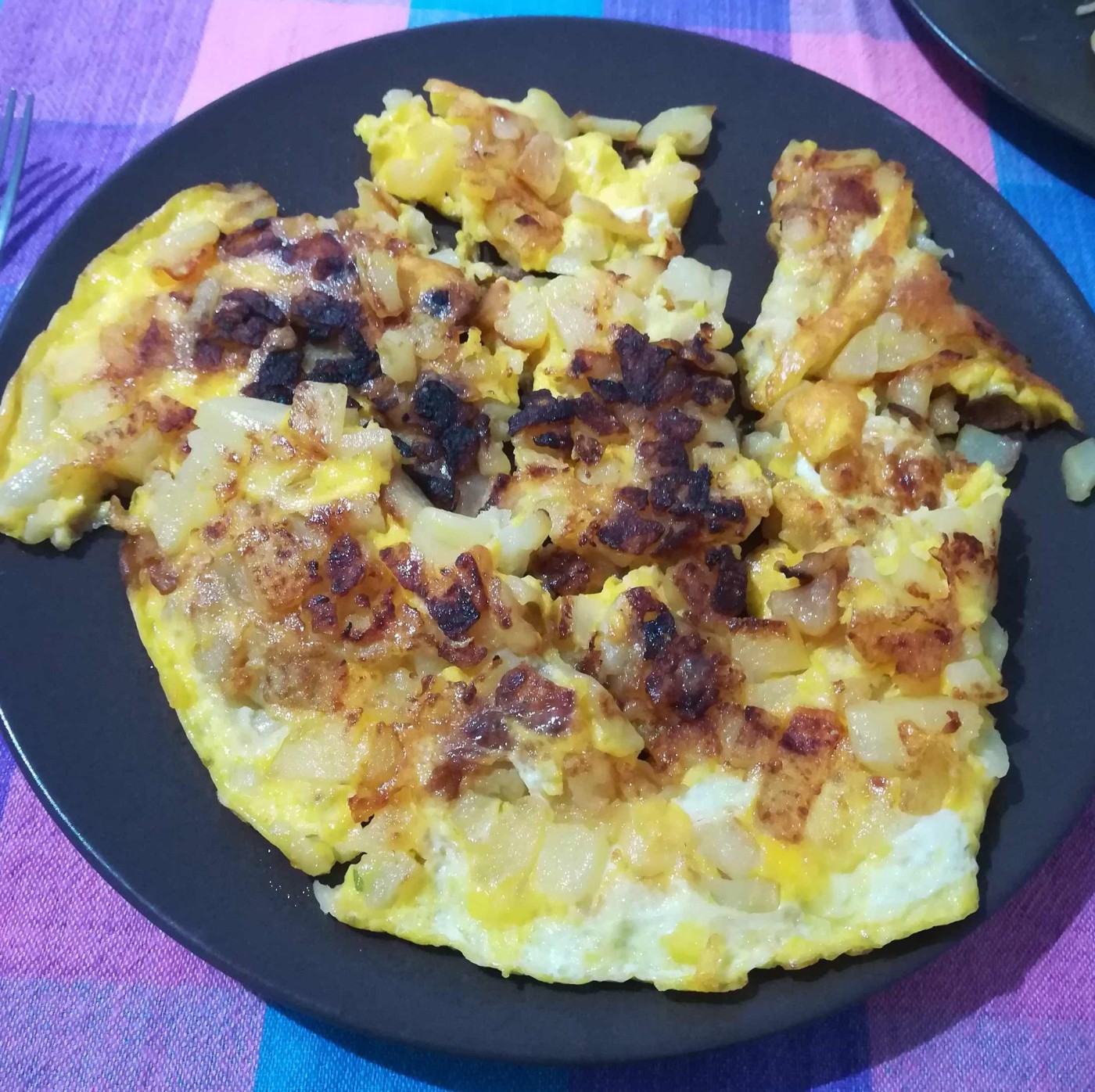 ecco la frittata di patate delle 18:30 quando torno da lavoro