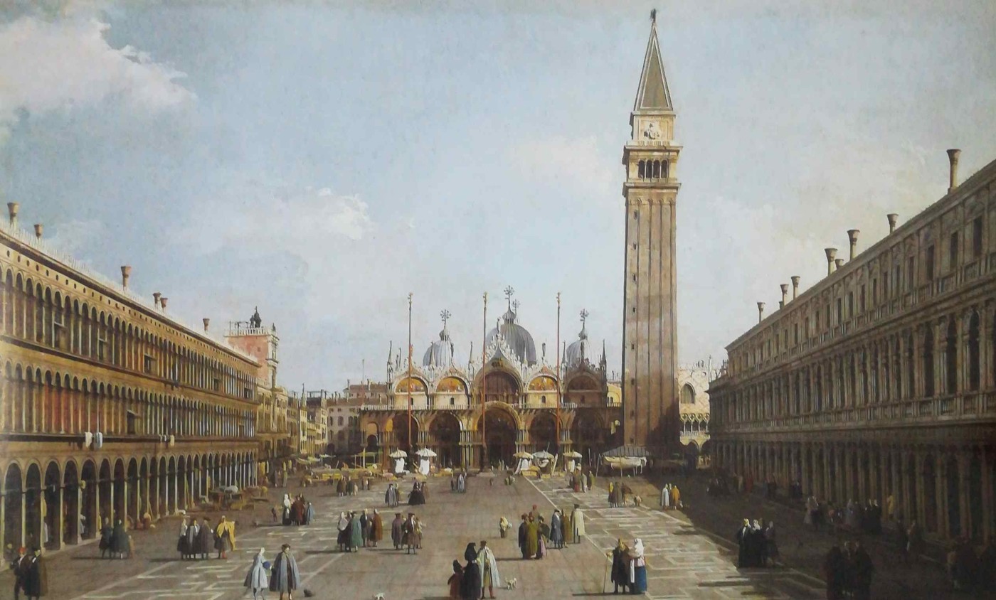 piazza San Marco, verso est, Venezia - Canaletto, 1740 circa