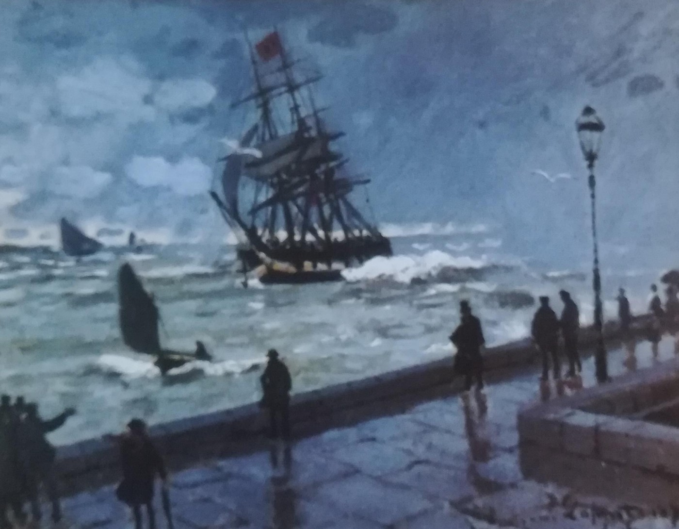 il molo di Le Havre - Claude Monet, 1867 ca