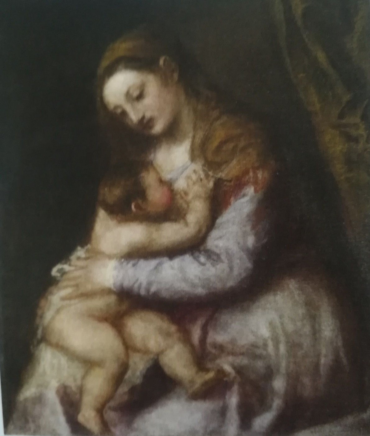 la Vergine allattante - Tiziano