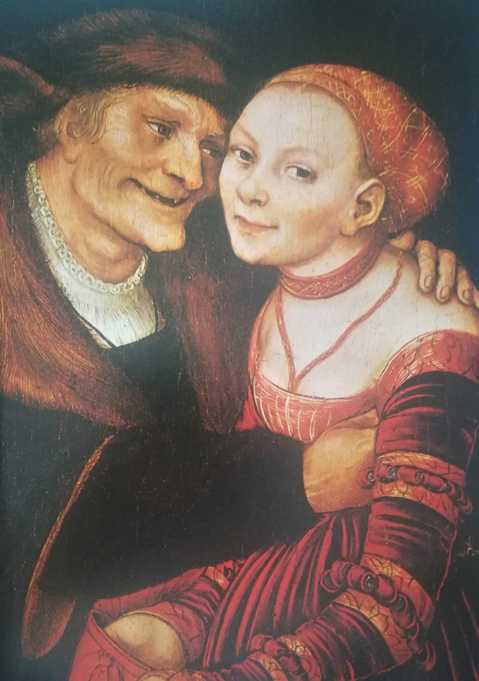 Il vecchio e la cortigiana - Lucas Cranach il Vecchio