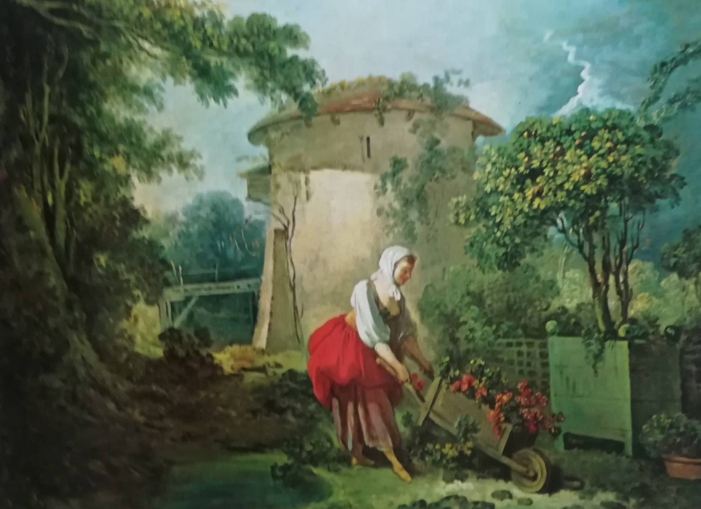 Donna con carriola - Fragonard