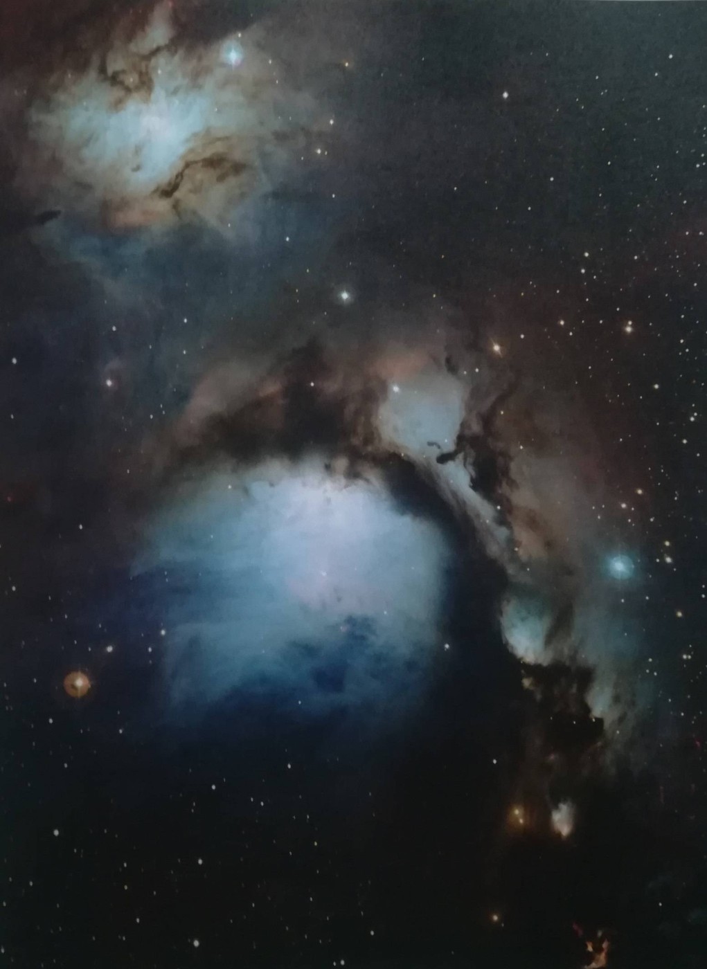 la nebulosa a riflessione Messier 78 si trova nella costellazione di Orione