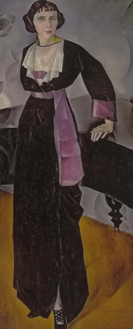 ritratto di donna al pianoforte - Natan Al’tman, 1913