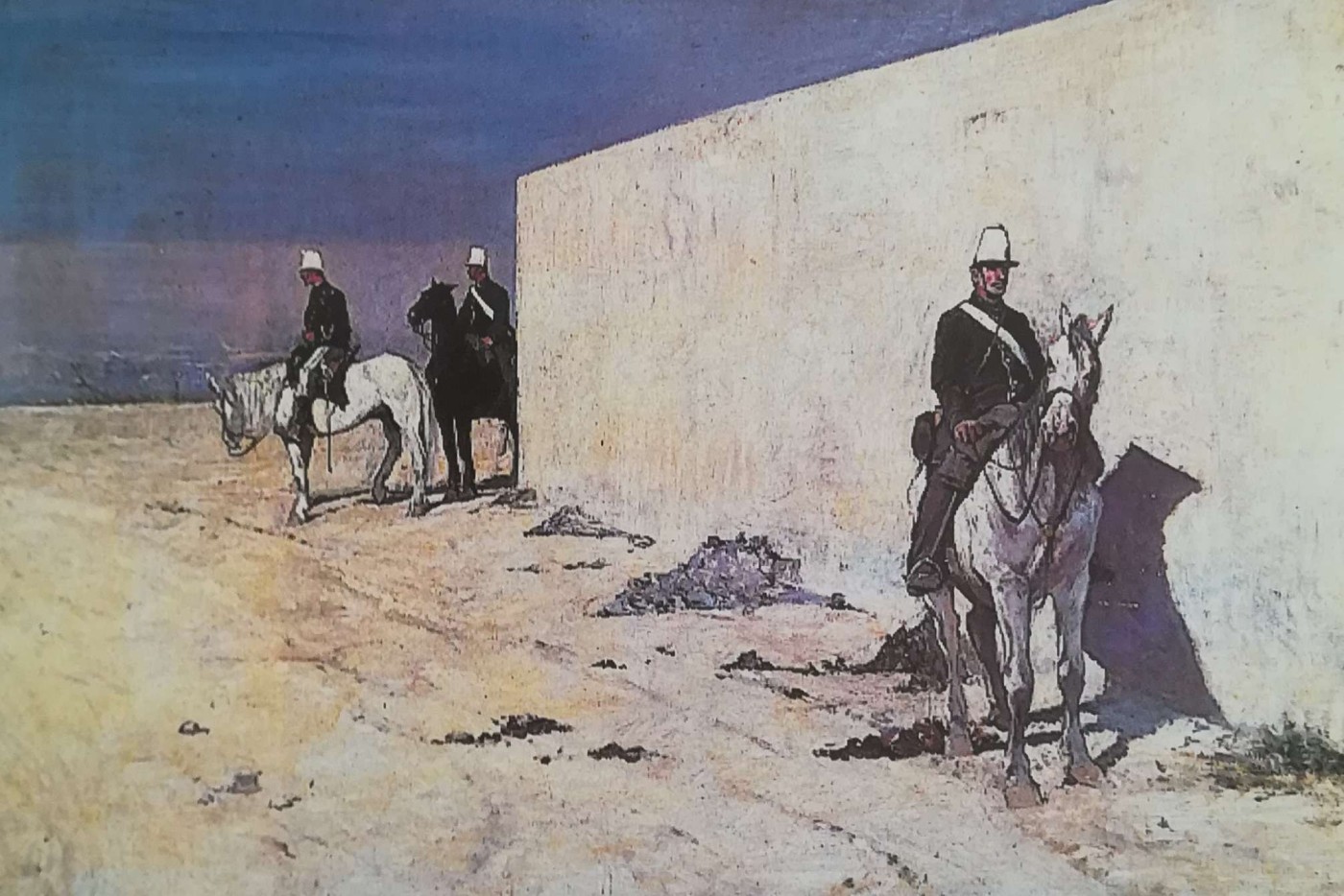 In vedetta (o il muro bianco) - Giovanni Fattori, 1872
