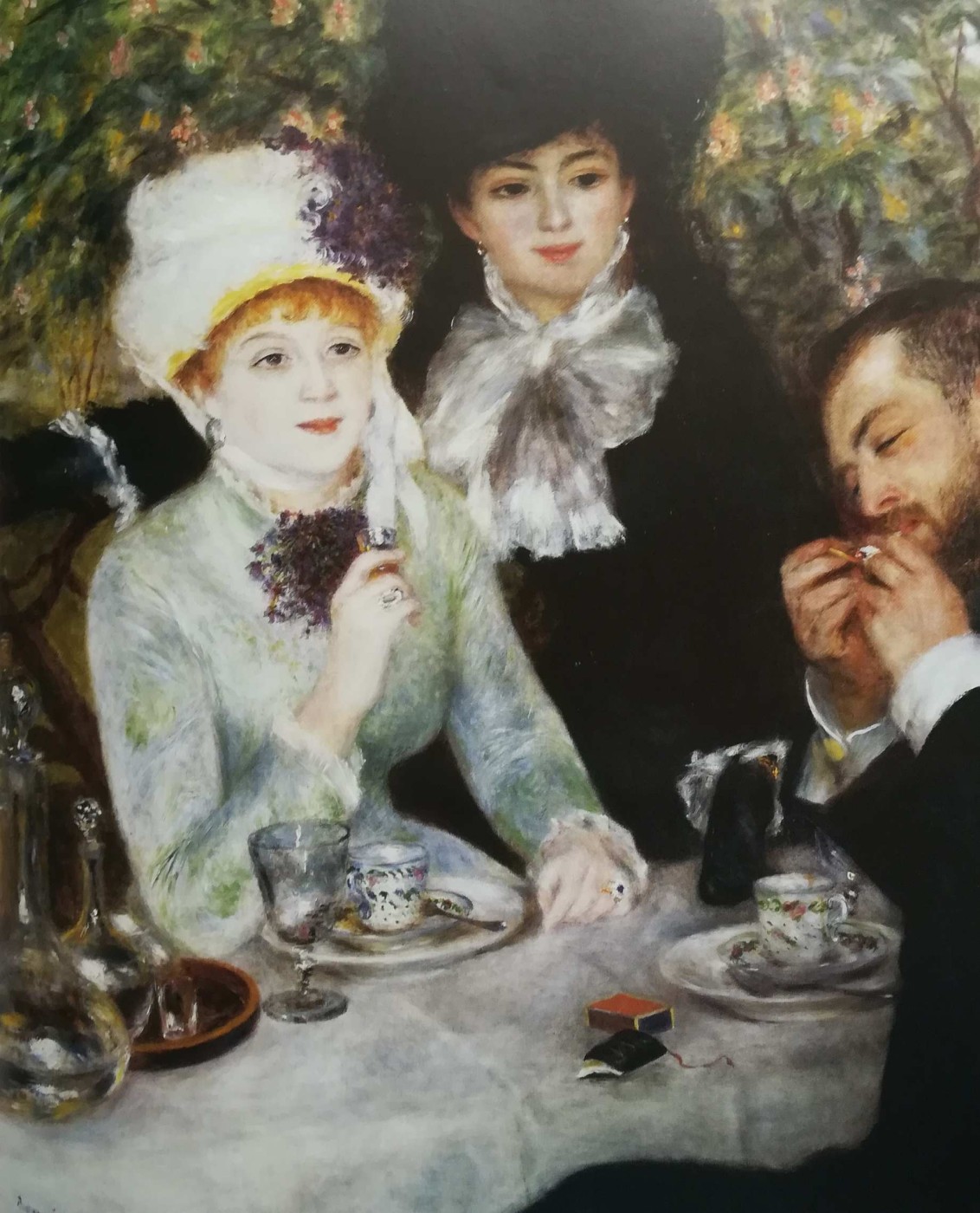 Alla fine della colazione - Pierre-Auguste Renoir, 1879