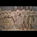 Bassorilievo votivo con Asclepio, i figli Macaone e Podalirio e le figlie Iaso, Aceso, Panacea (V-IV secolo a.C.) 