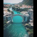 Stari Most "Il Vecchio Ponte" nella città di Mostar