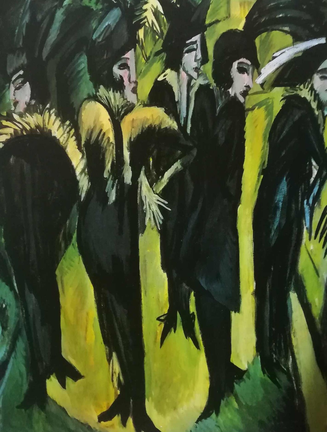 In cinque donne nella strada - Kirchner, 1913