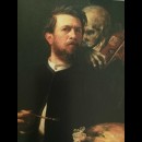 autoritratto con la morte che suona il violino - Arnold Bocklin