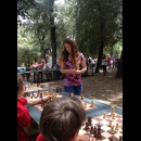 Daniela Movileanu nella sfida di villa Torlonia