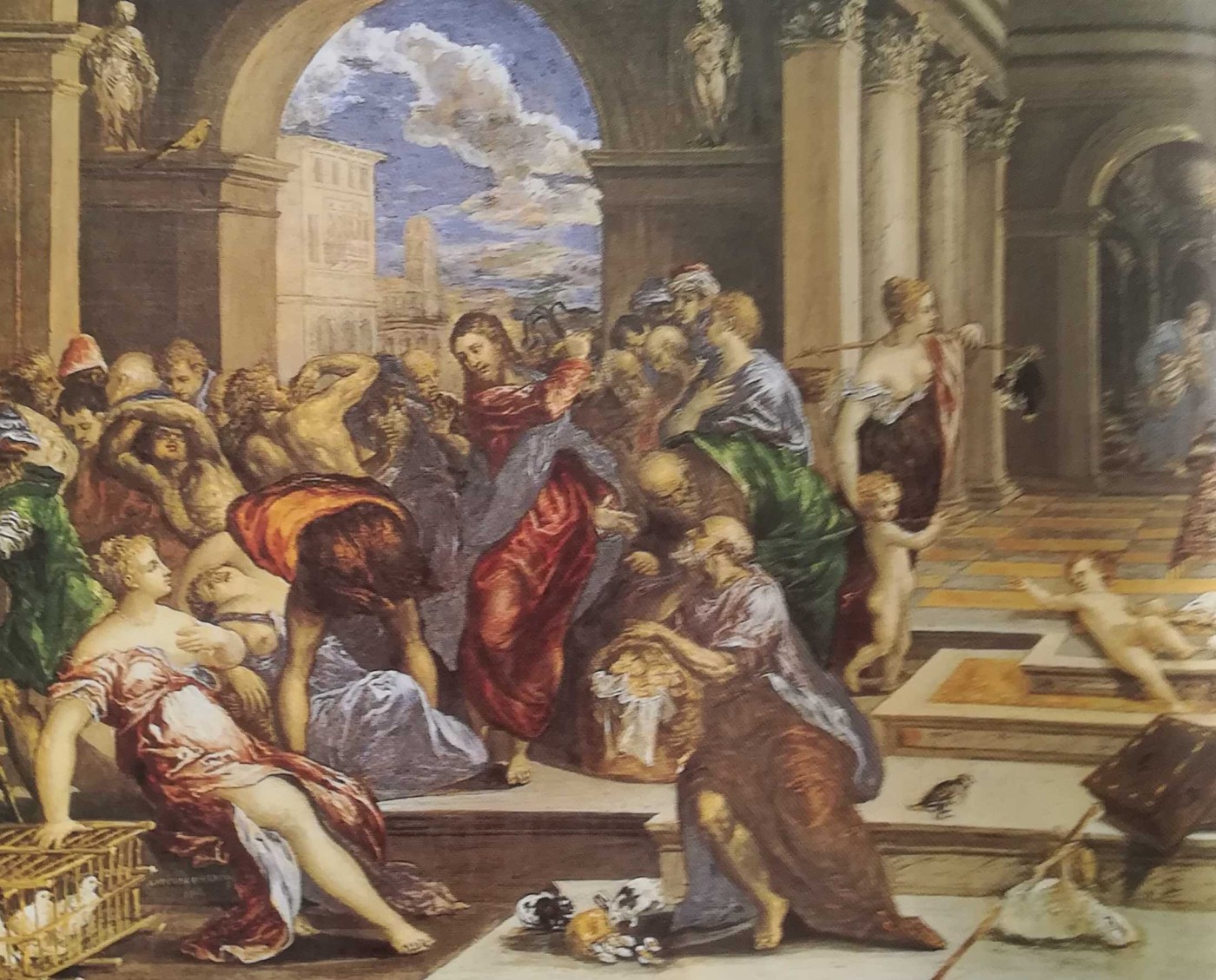 Cacciata dei Mercanti dal tempio - El Greco