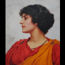 John William Godward - An Italian Girl&rsquo;s Head, 1902