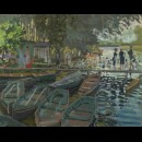 Bagnanti alla Grenouillère di Claude Monet