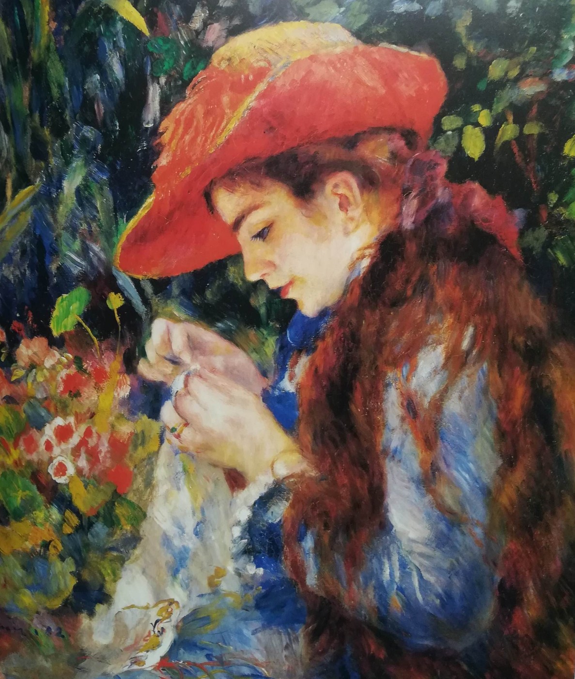 Marie-Thérèse Durand-Ruel mentre cuce, 1882