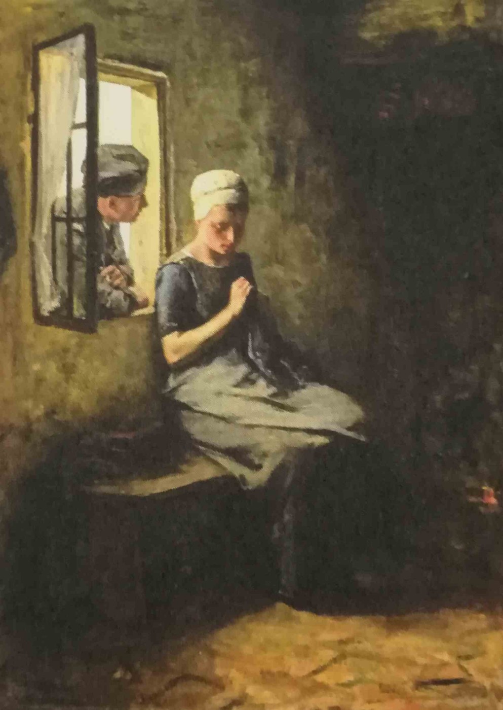 Corteggiamento del pescatore - Albert Neuhuys, 1880