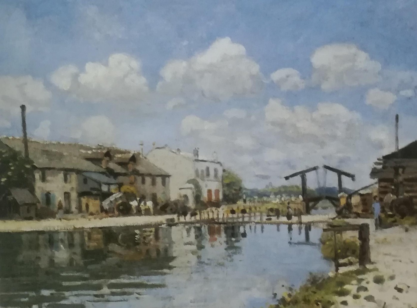 il canale Saint-Martin - Alfred Sisley, 1872