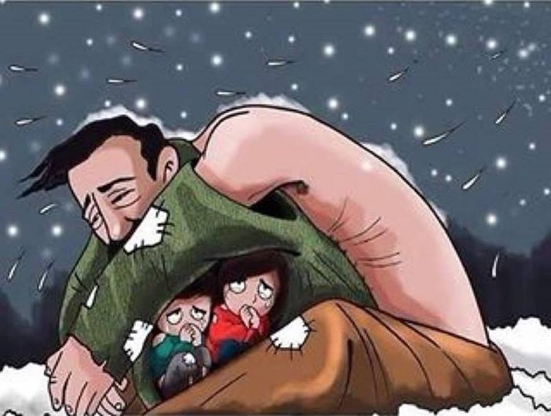 figli miei adoratori vi copro io dal freddo