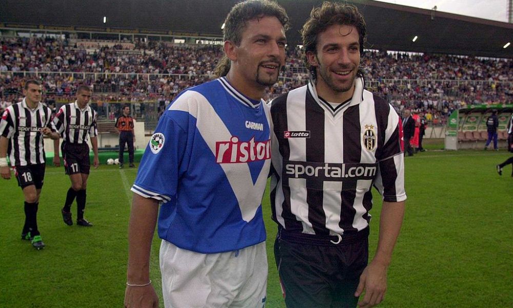 Roberto Baggio e Alessandro Del Piero