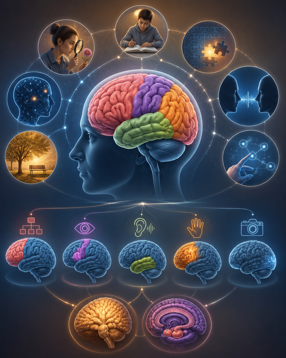 Dal lobo frontale al sistema limbico: guida alle funzioni cognitive del cervello umano