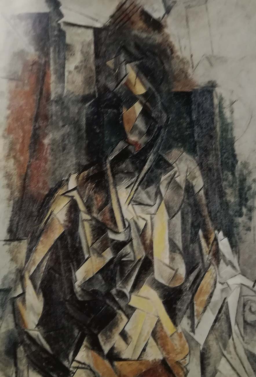 Femme assise dans un fauteuil - Pablo Picasso, 1910