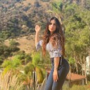 Jessica Cediel mentre invia un bacio