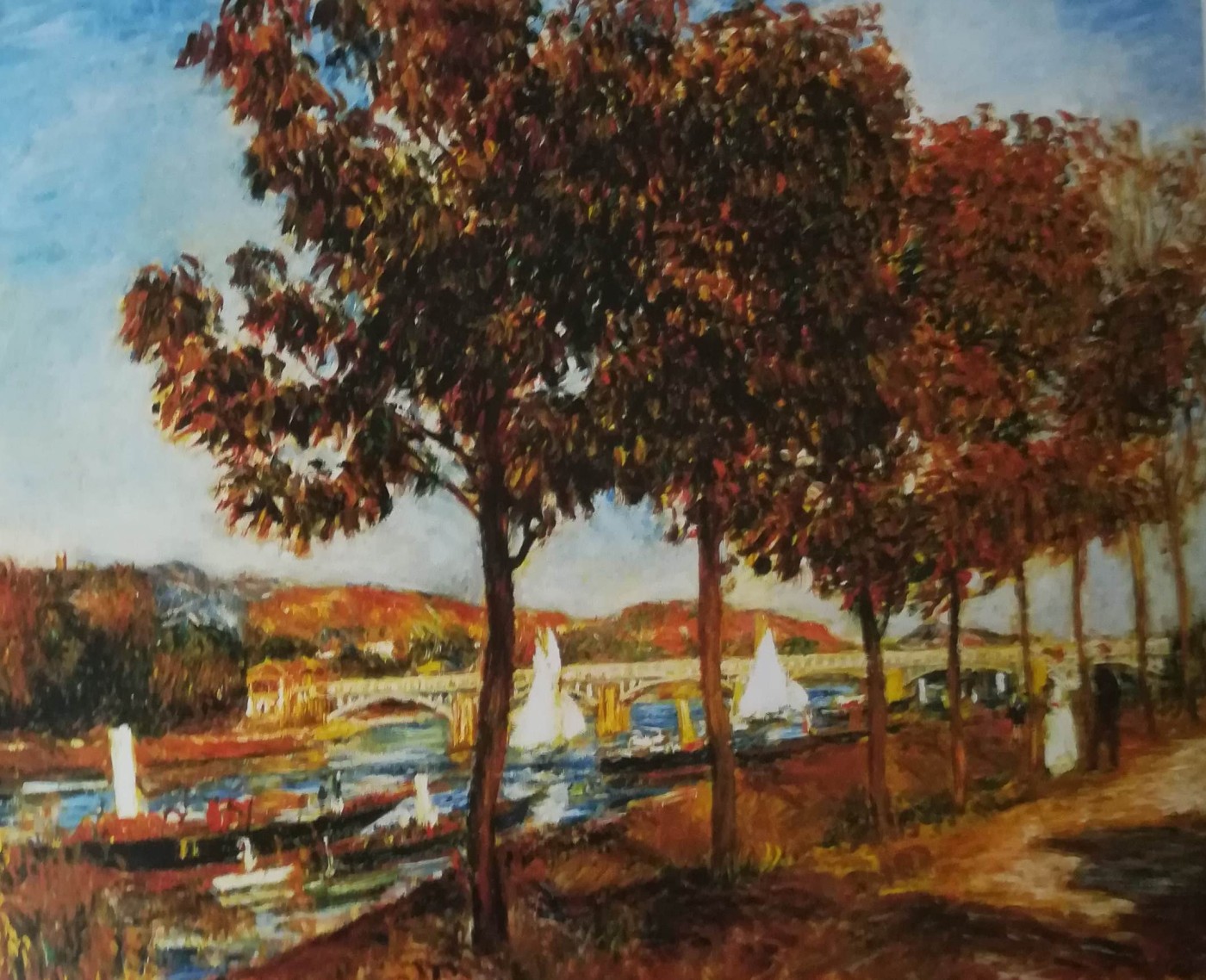 il ponte di Argenteuil in autunno, 1882