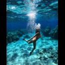 Un grosso respiro e poi giù in apnea