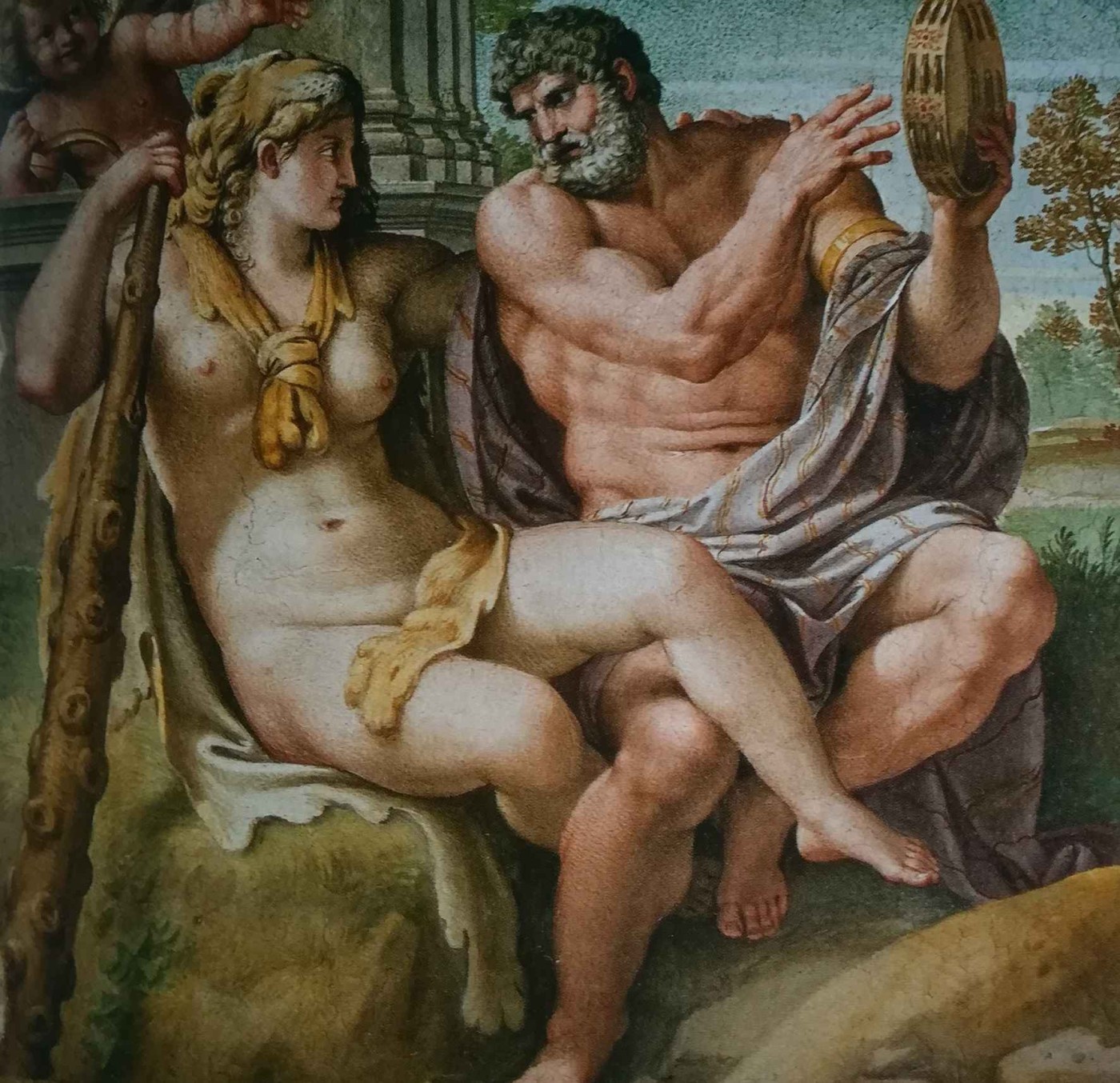 Ercole e Iole nei panni di Onfale - Annibale Carracci