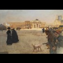 Place de Carrousel, le rovine delle Tuileries nel 1882
